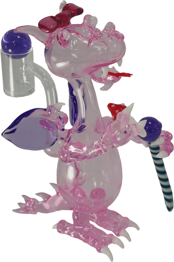 Jackie Boy - Sculpted Dragon Rig - Pink