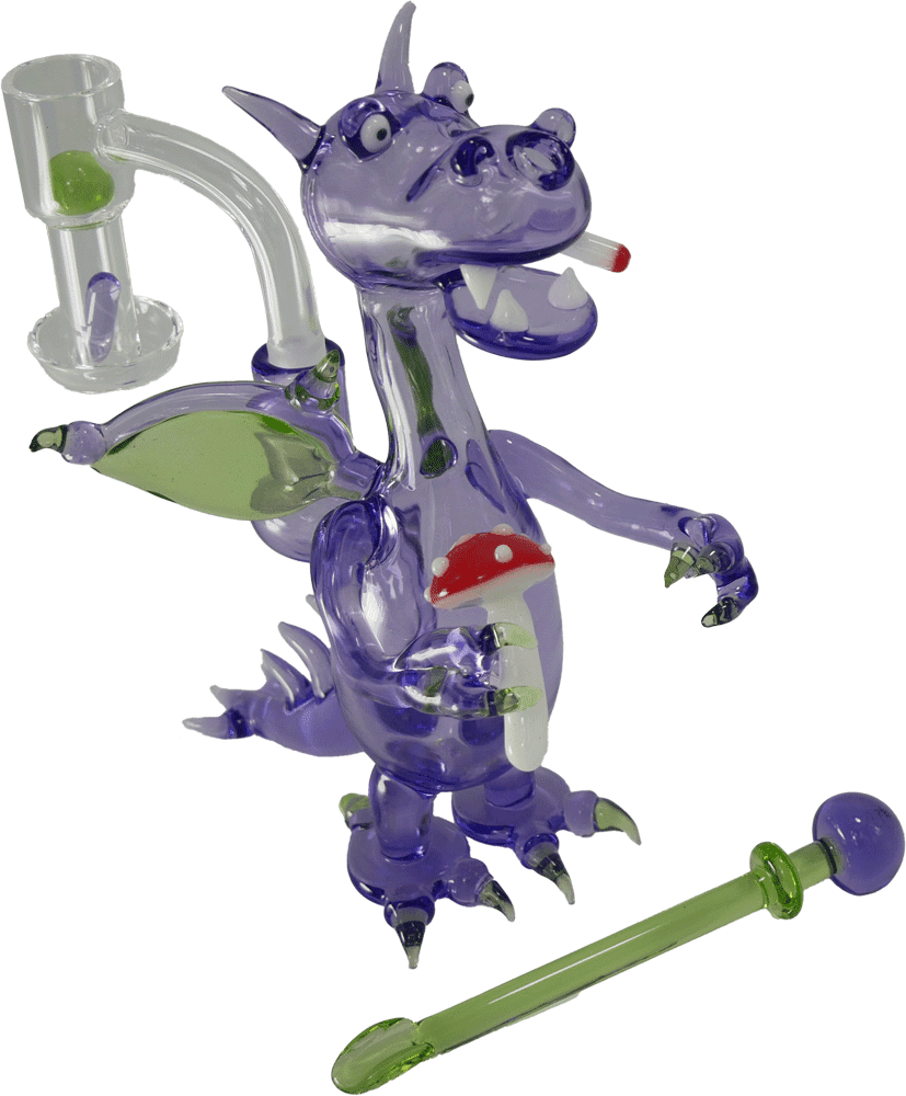 Jackie Boy - Sculpted Dragon Rig - Purple