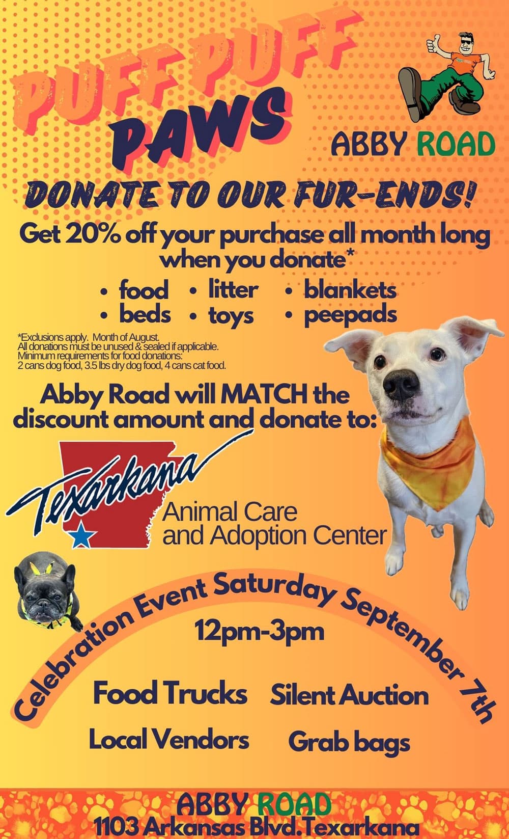 Puff Puff Paws Flyer 2024